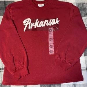 New with tags Arkansas Razorback sweatshirt!